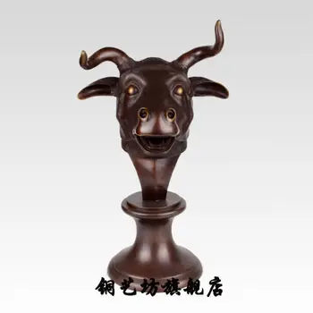 16'' Bronze Famous Feng Shui Twelve Zodiac Bull Ox Animal Head Statue grosgrain ribbon summer style Decoration wedding Brass 25%
16'' Bronze Famous Feng Shui Twelve Zodiac Bull Ox Animal Head Statue grosgrain ribbon summer style Decoration wedding Brass 25%