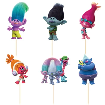 24pcs Cartoon Trolls Poppy Suki Guy Diamond Branch candy bar cupcake toppers pick baby shower kids birthday party supplies
24pcs Cartoon Trolls Poppy Suki Guy Diamond Branch candy bar cupcake toppers pick baby shower kids birthday party supplies
