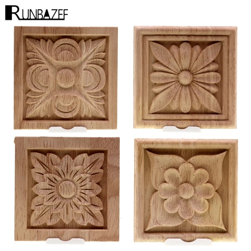 RUNBAZEF Vintage Unpainted Wood Carved Corner Onlay Applique Frame Decorate Wall Door Furniture Decorative Figurine Miniature
RUNBAZEF Vintage Unpainted Wood Carved Corner Onlay Applique Frame Decorate Wall Door Furniture Decorative Figurine Miniature