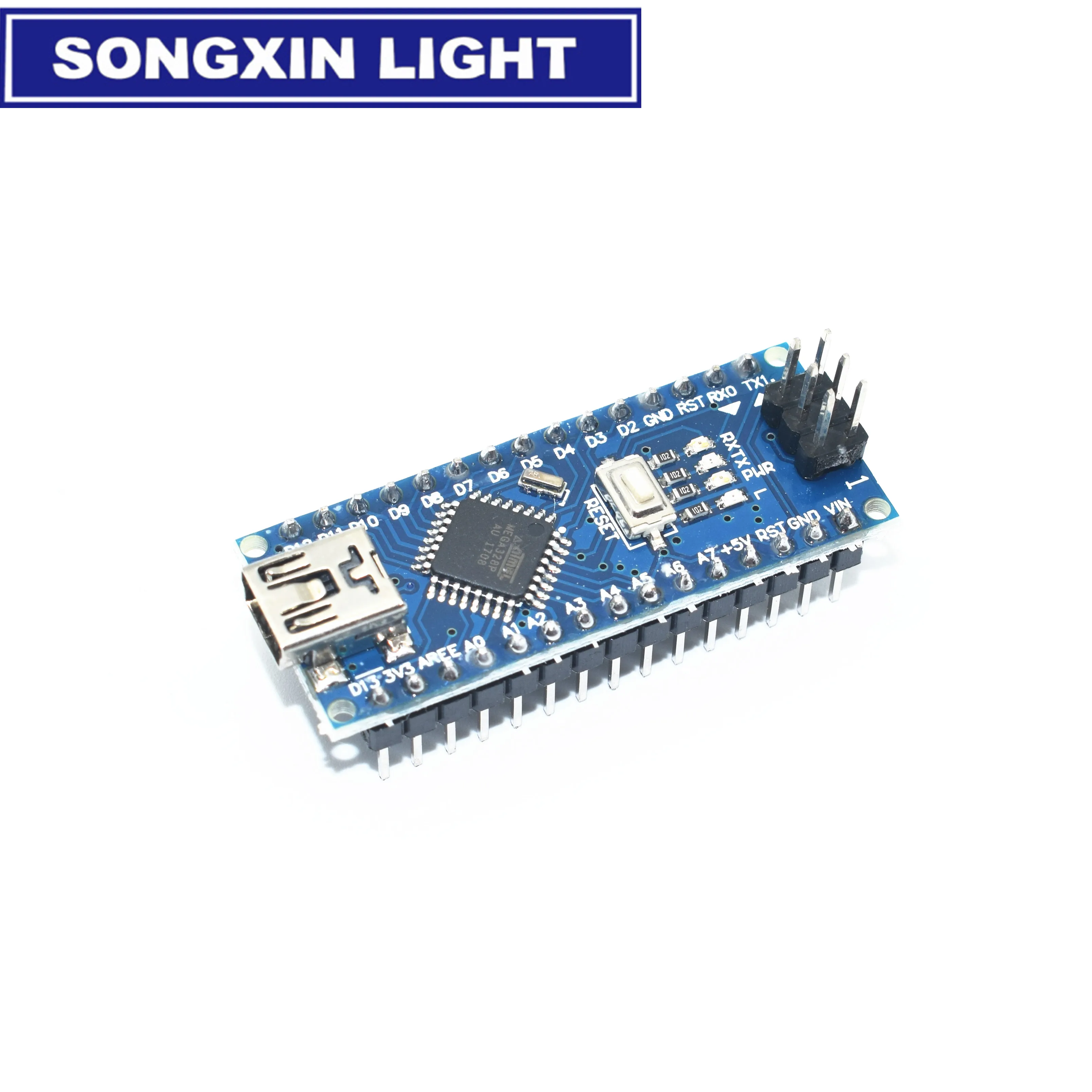 1PCS Nano 3.0 controller compatible with CH340 USB driver NO CABLE NANO V3.0 MODU
1PCS Nano 3.0 controller compatible with CH340 USB driver NO CABLE NANO V3.0 MODU