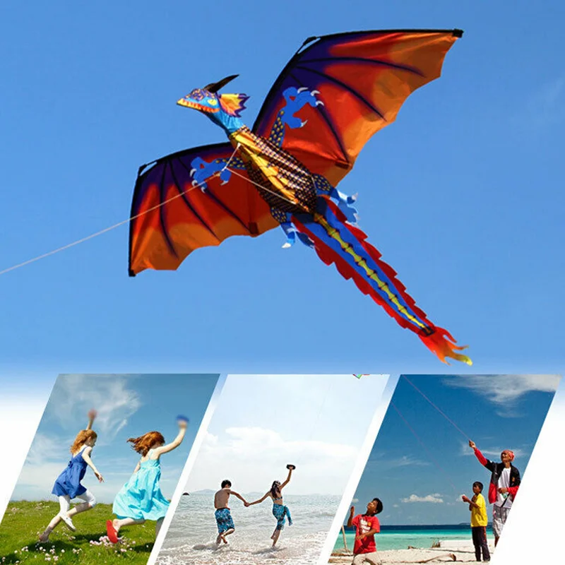 Huge 3D Dragon Kite Single Line with Tail Family Outdoor Sports Children Fun Toy SMN88
Huge 3D Dragon Kite Single Line with Tail Family Outdoor Sports Children Fun Toy SMN88