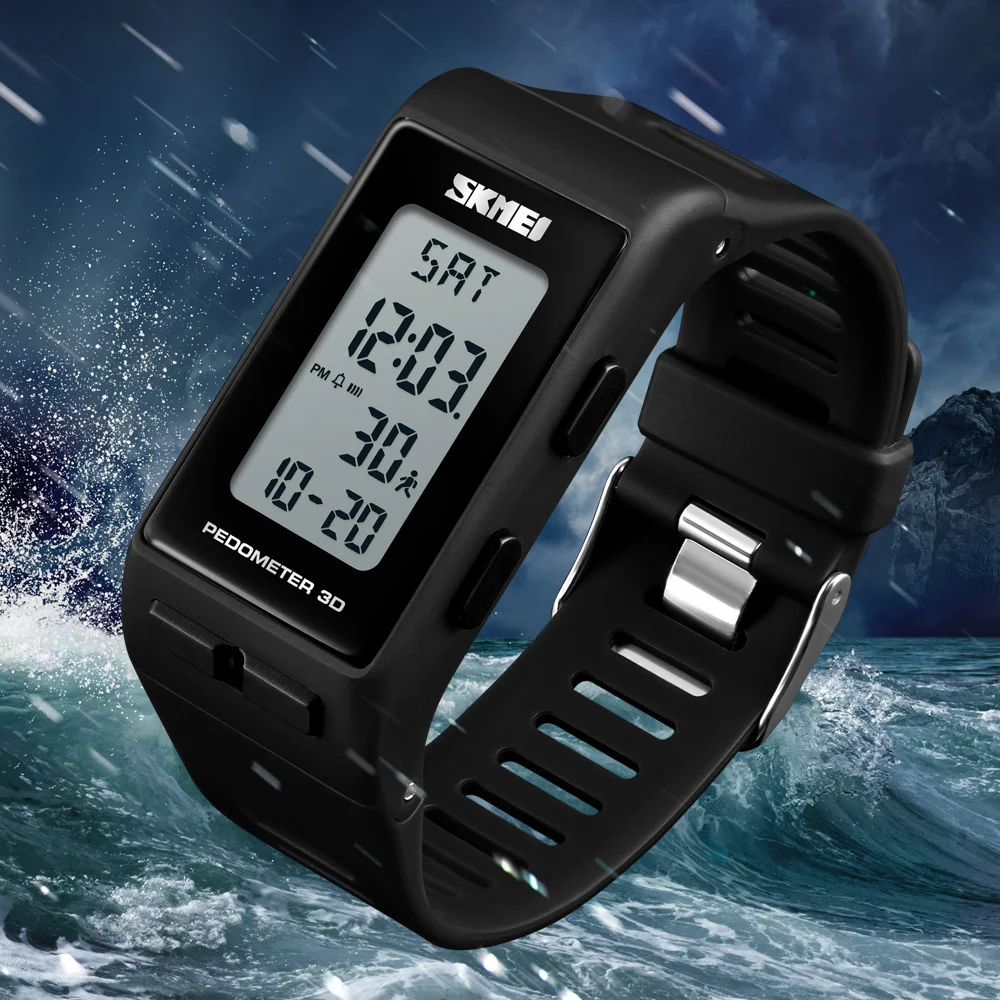 SKMEI Brand Mens Sports Watches Top Brand Luxury Pedometer Calorie Digital Watch Waterproof LED Electronic Wrist Watch Clock Men
SKMEI Brand Mens Sports Watches Top Brand Luxury Pedometer Calorie Digital Watch Waterproof LED Electronic Wrist Watch Clock Men