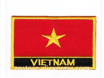Embroidery Patches National flag Vietnam Flag Patches Iron on 8.0x5.0cm Custom Patches
Embroidery Patches National flag Vietnam Flag Patches Iron on 8.0x5.0cm Custom Patches