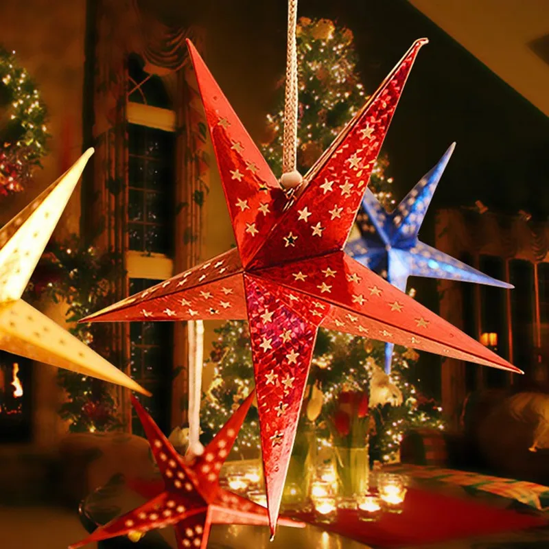 60cm Christmas holiday decorations three-dimensional laser star lantern ceiling ornaments birthday party and wedding decoration
60cm Christmas holiday decorations three-dimensional laser star lantern ceiling ornaments birthday party and wedding decoration