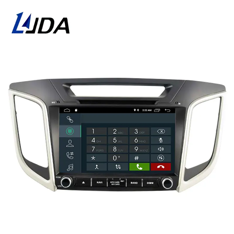 Автомобильный dvd плеер LJDA Android 10 для HYUNDAI IX25 CRETA автомобильное радио головное