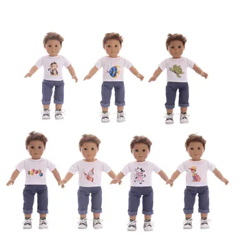 Doll Clothes 7 styles pattern T-shirt+pants suit Fits 18 Inch American & Boy Dolls Logan Doll Outfits
Doll Clothes 7 styles pattern T-shirt+pants suit Fits 18 Inch American & Boy Dolls Logan Doll Outfits