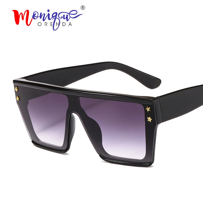 Vintage oversized sunglasses women men star rivet luxury brand gradient square sun glasses female shades for women oculos UV400
Vintage oversized sunglasses women men star rivet luxury brand gradient square sun glasses female shades for women oculos UV400