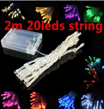 3XAA Battery 2m 20 LED String Mini Fairy Lights Battery Power Operated 2meter 9 color 50pcs/1lot
3XAA Battery 2m 20 LED String Mini Fairy Lights Battery Power Operated 2meter 9 color 50pcs/1lot