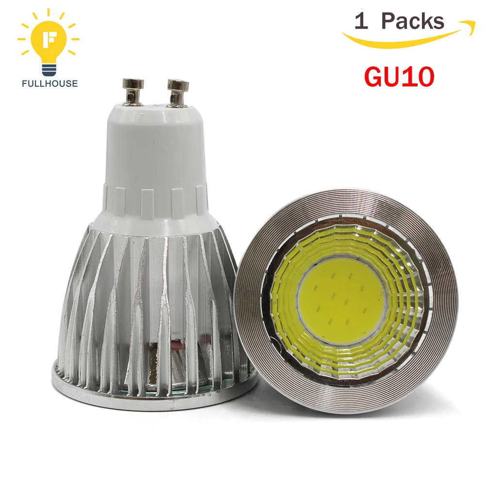 

Super Bright GU10 Bulbs Light Dimmable Led Warm/White 85-265V 7W 10W 15W LED GU10 COB LED lamp light GU 10 led Spotlight