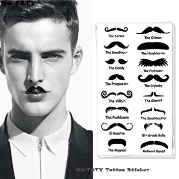 Nu-TATY Cute Beard Temporary Tattoo Body Art Arm Flash Tattoo Stickers 17*10cm Waterproof Fake Henna Painless Tattoo Sticker
Nu-TATY Cute Beard Temporary Tattoo Body Art Arm Flash Tattoo Stickers 17*10cm Waterproof Fake Henna Painless Tattoo Sticker