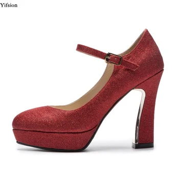 Olomm Women Platform Pumps Sexy Square High Heel Pumps Round Toe Gorgeous Red Silver Gold Wedding Shoes Women US Size 3-8.5
Olomm Women Platform Pumps Sexy Square High Heel Pumps Round Toe Gorgeous Red Silver Gold Wedding Shoes Women US Size 3-8.5
