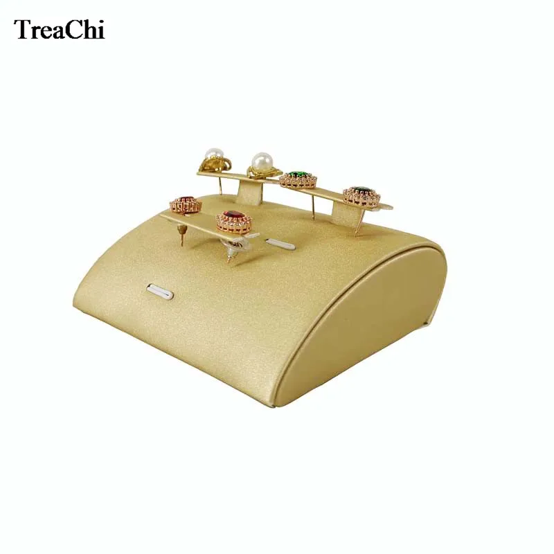 Drop Shape Gold PU Jewelry Display Stand 3Pairs Earring Ear Studs Jewelry Showcase Creative Resin Stud Organizer Holder Stand
Drop Shape Gold PU Jewelry Display Stand 3Pairs Earring Ear Studs Jewelry Showcase Creative Resin Stud Organizer Holder Stand