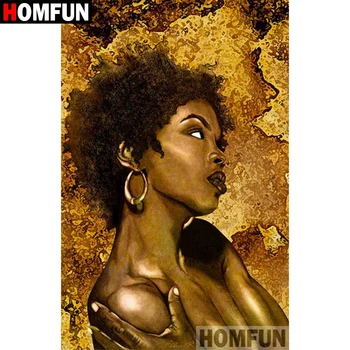 HOMFUN Full Square/Round Drill 5D DIY Diamond Painting "African woman" Embroidery Cross Stitch 5D Home Decor Gift A08804
HOMFUN Full Square/Round Drill 5D DIY Diamond Painting "African woman" Embroidery Cross Stitch 5D Home Decor Gift A08804