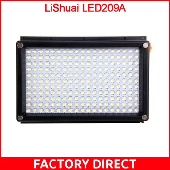 LiShuai LED209AS 209AS Bi-Color Changing Dimmable LED Video DSLR Camera Light Panel 3200k~5600k for Camera / Video Camcorder
LiShuai LED209AS 209AS Bi-Color Changing Dimmable LED Video DSLR Camera Light Panel 3200k~5600k for Camera / Video Camcorder