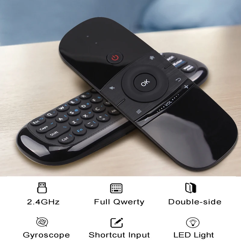 Wechip W1 Remote Control 2.4GHz Wireless fly Air mouse With Keyboard Full Touchpad PC for Android tv box X96 IR Learning pk mx3
Wechip W1 Remote Control 2.4GHz Wireless fly Air mouse With Keyboard Full Touchpad PC for Android tv box X96 IR Learning pk mx3