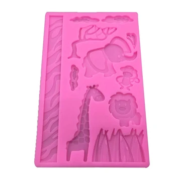 Cake Lace Decorating Fondant Sugar Cake Tool Elephant Giraffe Zoo Animal Jungle Lion Monkey Silicone Mold JCFMJ117
Cake Lace Decorating Fondant Sugar Cake Tool Elephant Giraffe Zoo Animal Jungle Lion Monkey Silicone Mold JCFMJ117