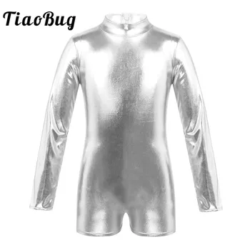 TiaoBug Kids Girls Long Sleeves Shiny Metallic Zipper Back Gym Unitards Children Ballet Gymnastics Leotard Stage Dance Costume
TiaoBug Kids Girls Long Sleeves Shiny Metallic Zipper Back Gym Unitards Children Ballet Gymnastics Leotard Stage Dance Costume
