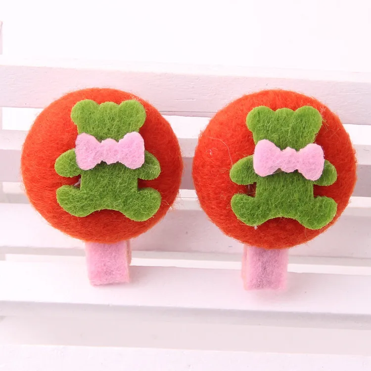 Lovely hairpin for kids cute fabrics cartoon round button charms hair clips crown heart bear barrette headdress accessories
Lovely hairpin for kids cute fabrics cartoon round button charms hair clips crown heart bear barrette headdress accessories