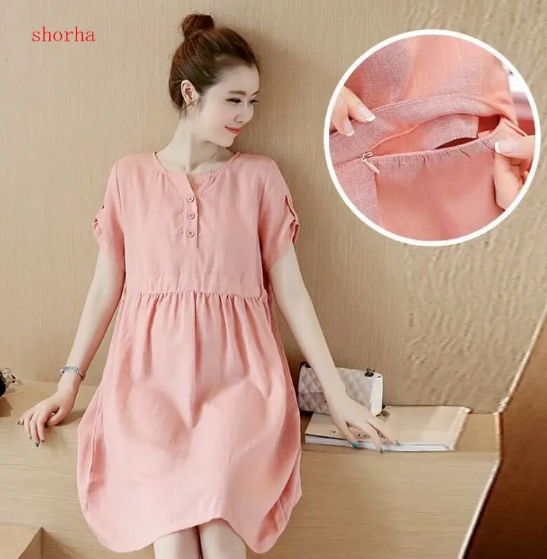 New Women fashion classic Dress Pink Polka Dots Summer Clothes Loose Plus Size Maternity Dresses
New Women fashion classic Dress Pink Polka Dots Summer Clothes Loose Plus Size Maternity Dresses