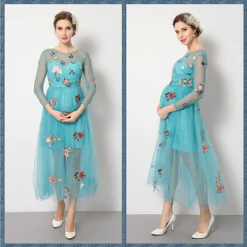 Maternity Dresses for Photo Shooting Long Pregnancy Dress Floral Embroidery Dresses Maternity Photography Props Pregnant Clothes
Maternity Dresses for Photo Shooting Long Pregnancy Dress Floral Embroidery Dresses Maternity Photography Props Pregnant Clothes