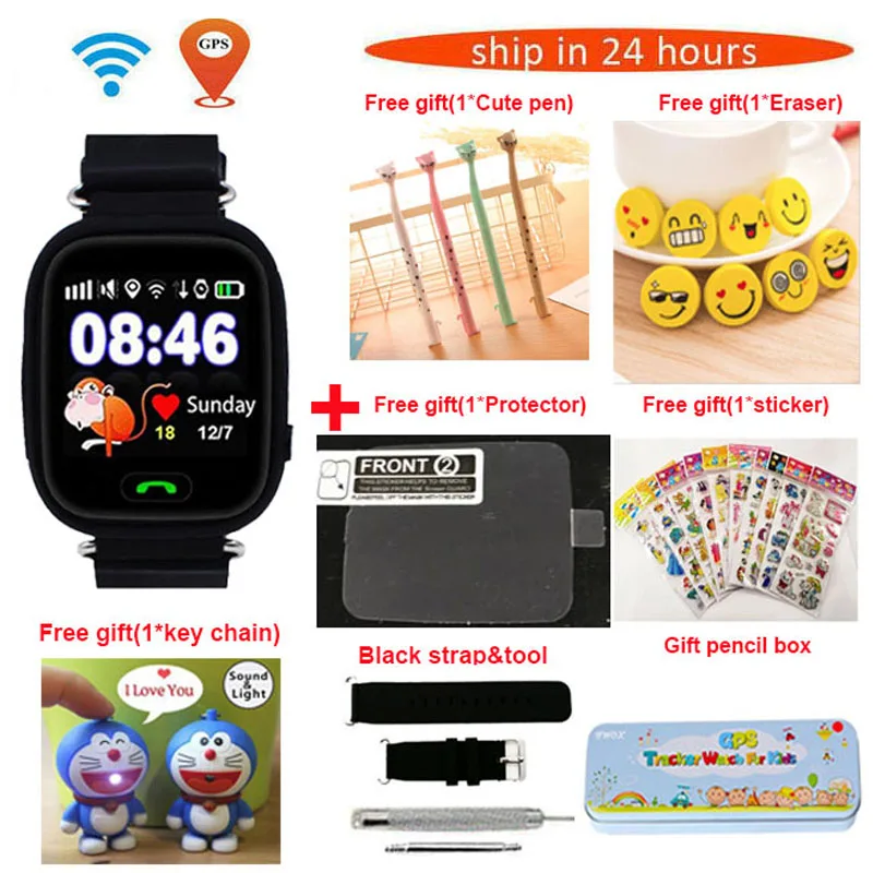 Ship from Russia Q90 GPS Phone Positioning Fashion Children Watch 1.22 inch Color Touch Screen WIFI SOS Smart Watch Baby Q50
Ship from Russia Q90 GPS Phone Positioning Fashion Children Watch 1.22 inch Color Touch Screen WIFI SOS Smart Watch Baby Q50