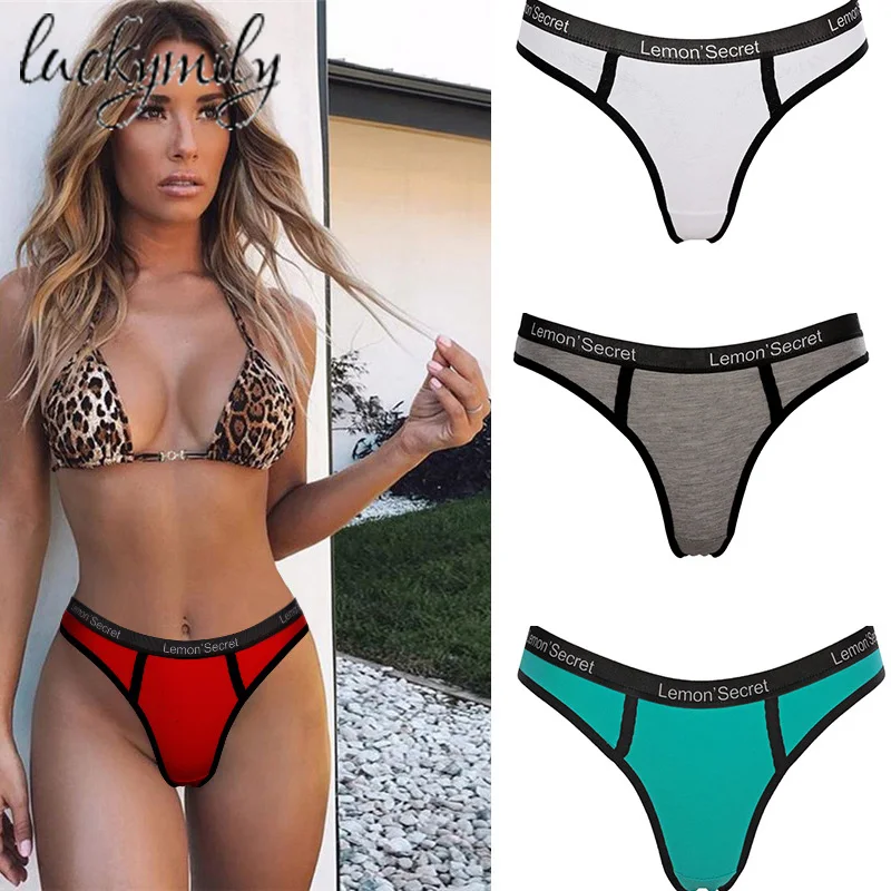luckymily Sexy Women Seamless Cotton G-String Thong Female Pants Underwear Womens Lingerie Letter Panties Low Waist Briefs Tanga
luckymily Sexy Women Seamless Cotton G-String Thong Female Pants Underwear Womens Lingerie Letter Panties Low Waist Briefs Tanga