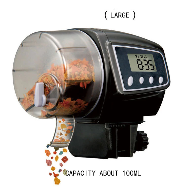 65mL /100MLAutomatic Fish Feeder for Aquarium Fish Tank Auto Feeders with Timer Pet Feeding Dispenser LCD Indicates Fish Feeder
65mL /100MLAutomatic Fish Feeder for Aquarium Fish Tank Auto Feeders with Timer Pet Feeding Dispenser LCD Indicates Fish Feeder
