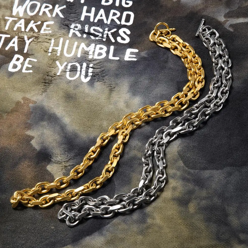 Wholesale Men Hip Hop Bling Male Colar Alloy Curb Link Necklaces Golden Silver Chains Women Jewelry
Wholesale Men Hip Hop Bling Male Colar Alloy Curb Link Necklaces Golden Silver Chains Women Jewelry