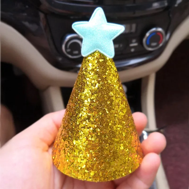 2 pieces shiny gold birthday hat stars mini DIY Korean version of the cap gold powder children's birthday party hat cake shop
2 pieces shiny gold birthday hat stars mini DIY Korean version of the cap gold powder children's birthday party hat cake shop