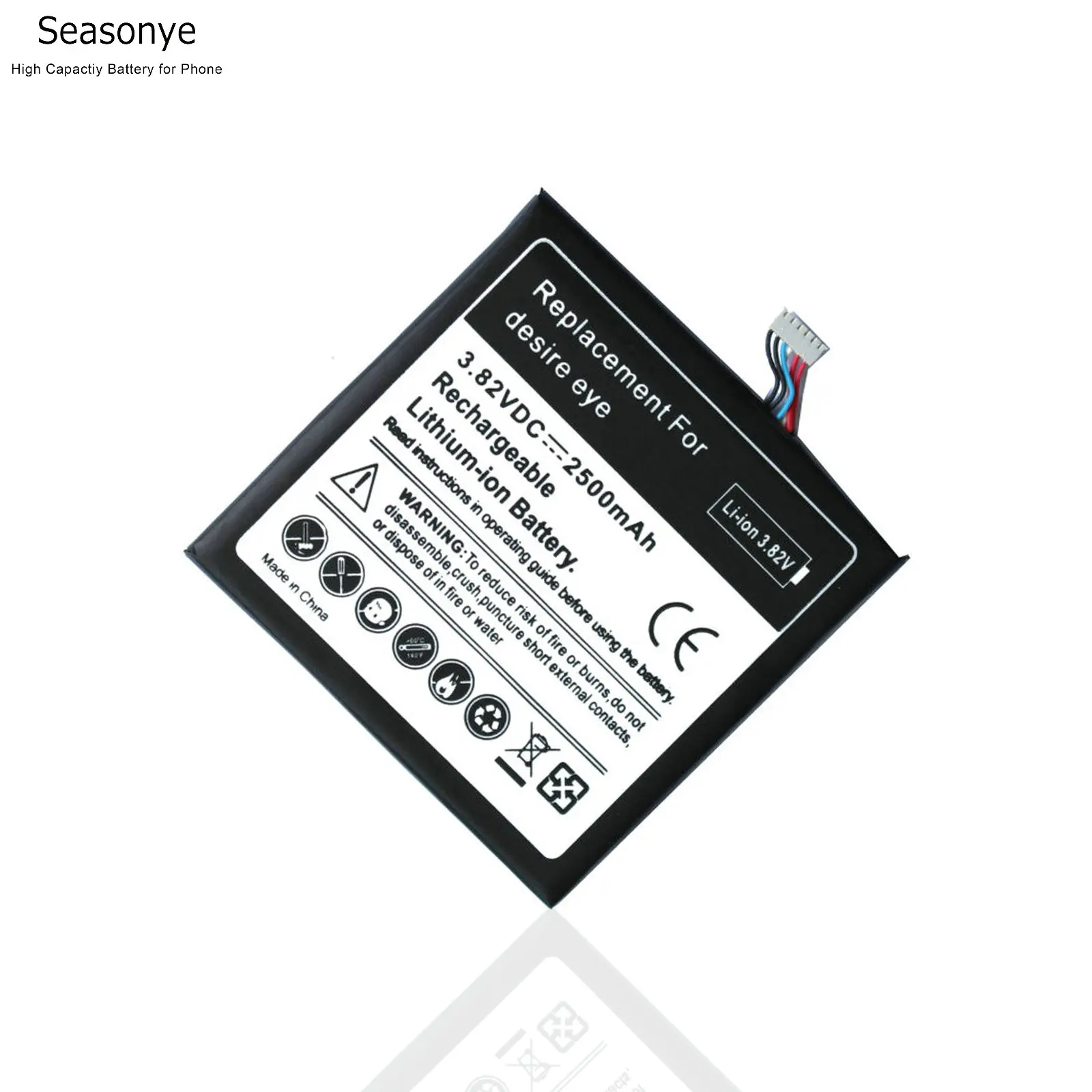 Seasonye 2500mAh B0PFH100 / BOPFH100 Replacement Li-Polymer Battery For HTC Desire Eye 4G M910X M910n + Tracking Code
Seasonye 2500mAh B0PFH100 / BOPFH100 Replacement Li-Polymer Battery For HTC Desire Eye 4G M910X M910n + Tracking Code