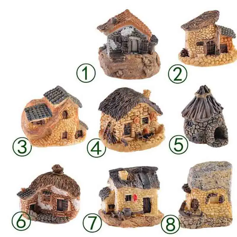 1Pc 9 Style Mini Small Cottages House Fairy Garden Miniatures DIY Ornament Decoration Crafts Figurines Micro Landscape
1Pc 9 Style Mini Small Cottages House Fairy Garden Miniatures DIY Ornament Decoration Crafts Figurines Micro Landscape