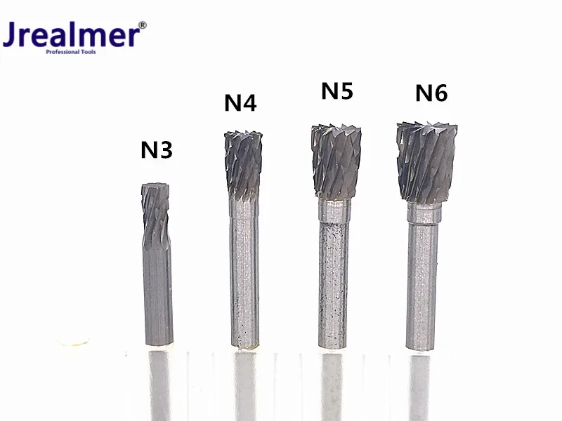 Jrealmer Size Number N Tungsten Steel Carbide Burr Milling Cutter Rotary Tool Burr Double Diamond Cut Rotary Dremel Tools
Jrealmer Size Number N Tungsten Steel Carbide Burr Milling Cutter Rotary Tool Burr Double Diamond Cut Rotary Dremel Tools