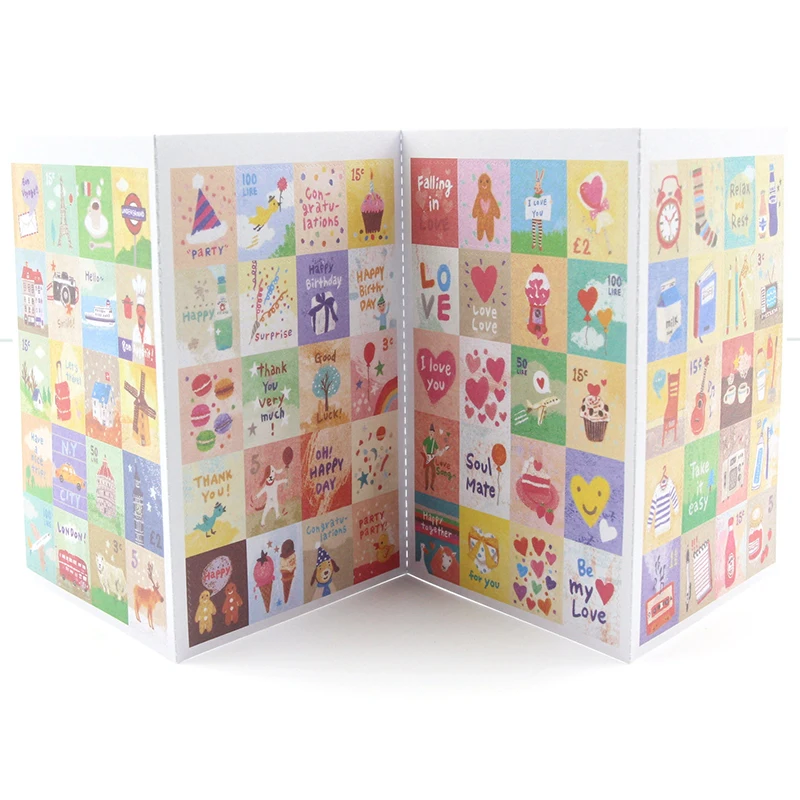 4 PCS/Pack Cute Style Hand Painted Paper Folding Stamp Sticker Decorative Stickers for Decoration Scrapbooking Diary Albums
4 PCS/Pack Cute Style Hand Painted Paper Folding Stamp Sticker Decorative Stickers for Decoration Scrapbooking Diary Albums