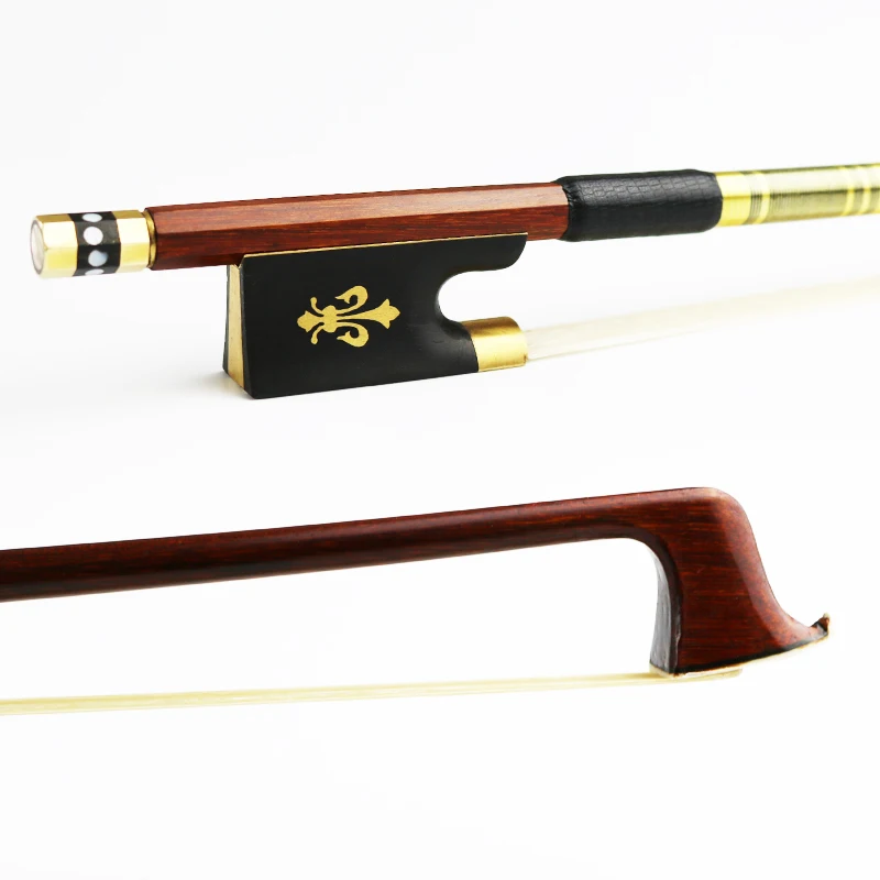 NEW 4/4 Size Pernambuco Violin Bow Round Stick Fast response Exquisite Horsehair Brass Alloy Ebony Frog Violin Parts Accessories
NEW 4/4 Size Pernambuco Violin Bow Round Stick Fast response Exquisite Horsehair Brass Alloy Ebony Frog Violin Parts Accessories