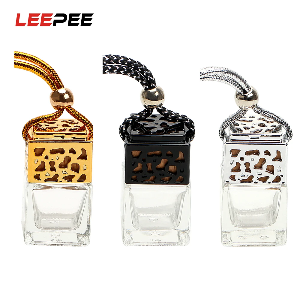 LEEPEE Empty Glass Bottle For Essential Oils Diffuser Rearview Mirror Ornament Car Hanging Perfume Fragrance Air Freshener
LEEPEE Empty Glass Bottle For Essential Oils Diffuser Rearview Mirror Ornament Car Hanging Perfume Fragrance Air Freshener