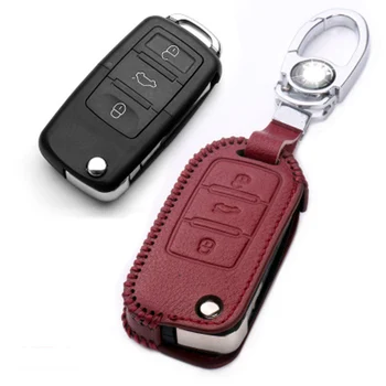 Brand New Leather 3 Button Remote Key Bag Case Fob Holder Chain For Skoda Series A-Style
Brand New Leather 3 Button Remote Key Bag Case Fob Holder Chain For Skoda Series A-Style