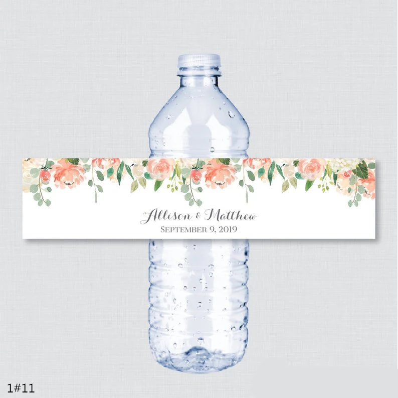24PCS Custom name Wedding Water Bottle Labels Girl birthday Party Peach Flower Custom Water Bottle Labels
24PCS Custom name Wedding Water Bottle Labels Girl birthday Party Peach Flower Custom Water Bottle Labels