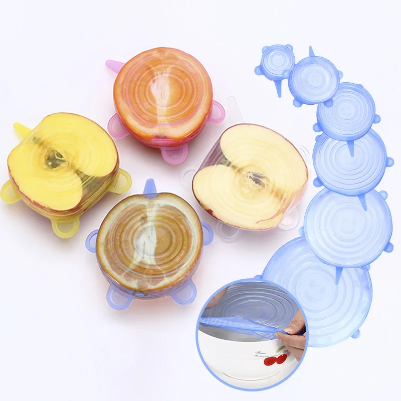 Food Cover Silicone Lids Durable Stretch Reusable Save Keeping Fresh Seal Fits More Sizes Shapes Of Container Kichen Accessories
Food Cover Silicone Lids Durable Stretch Reusable Save Keeping Fresh Seal Fits More Sizes Shapes Of Container Kichen Accessories