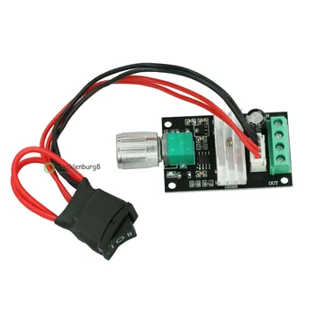 DC 6 to 12 V 24 V 28VDC 3A 80 W PWM motor speed control Lehr regulator Adjustable Variable speed control potentiometer ON / OFF
DC 6 to 12 V 24 V 28VDC 3A 80 W PWM motor speed control Lehr regulator Adjustable Variable speed control potentiometer ON / OFF
