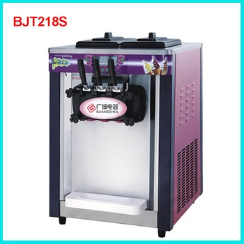 BJT218S Commercial Soft Ice Cream Machine 1800W 220V/50 Hz Ice Cream Maker 18-20L / H 3 Flavors Yogurt Cylinder volume 5.8L * 2
BJT218S Commercial Soft Ice Cream Machine 1800W 220V/50 Hz Ice Cream Maker 18-20L / H 3 Flavors Yogurt Cylinder volume 5.8L * 2