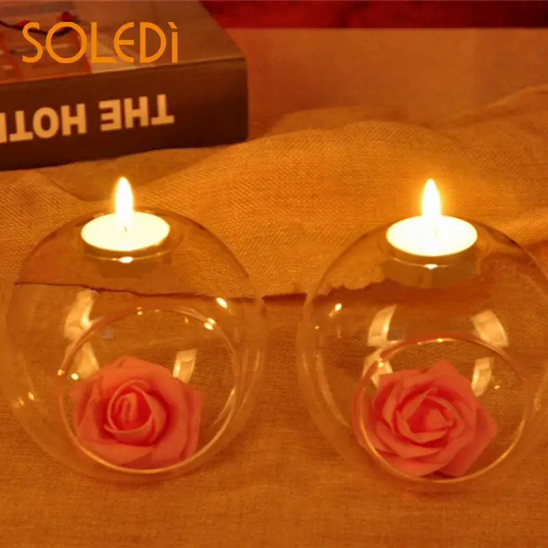 Glass Ball Candle Holder Candlestick Terrarium Bauble Transparent Vase Wedding Decoration Home Decor Party Dinner Decor
Glass Ball Candle Holder Candlestick Terrarium Bauble Transparent Vase Wedding Decoration Home Decor Party Dinner Decor