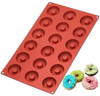 18 Cavity Silicone Mini Donuts cake Mold Chocolate Biscuit Cake Cupcake Doughnut Mould Home Baking Dessert Kitchen tools
18 Cavity Silicone Mini Donuts cake Mold Chocolate Biscuit Cake Cupcake Doughnut Mould Home Baking Dessert Kitchen tools