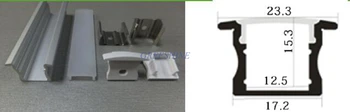 2M W23.3xH15.3mm for 12MM PCB LED Strip Rigid Bar Aluminum Extrusion LED Channel Aluminium Housing Profile Freeshipping 50pcs
2M W23.3xH15.3mm for 12MM PCB LED Strip Rigid Bar Aluminum Extrusion LED Channel Aluminium Housing Profile Freeshipping 50pcs