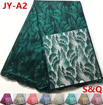 Wholesale Latest 5yard african nigerian french lace with embroidered dress fabric african tull lace fabric for party dress JY-A2
Wholesale Latest 5yard african nigerian french lace with embroidered dress fabric african tull lace fabric for party dress JY-A2
