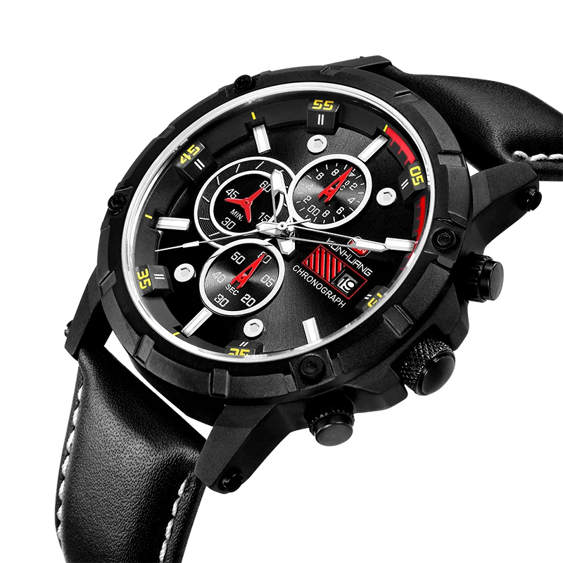 New sports watch cross-border for men's multi-functional watch waterproof calendar fashion men watches
New sports watch cross-border for men's multi-functional watch waterproof calendar fashion men watches