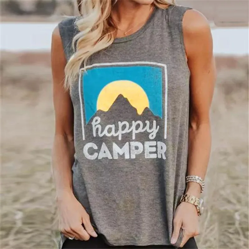 Summer Casual T Shirt Women Letter Print Tee Shirt Femme O-Neck Sleeveless Harajuku T-Shirt Ladies Loose Tops Tee Blusas Mujer
Summer Casual T Shirt Women Letter Print Tee Shirt Femme O-Neck Sleeveless Harajuku T-Shirt Ladies Loose Tops Tee Blusas Mujer