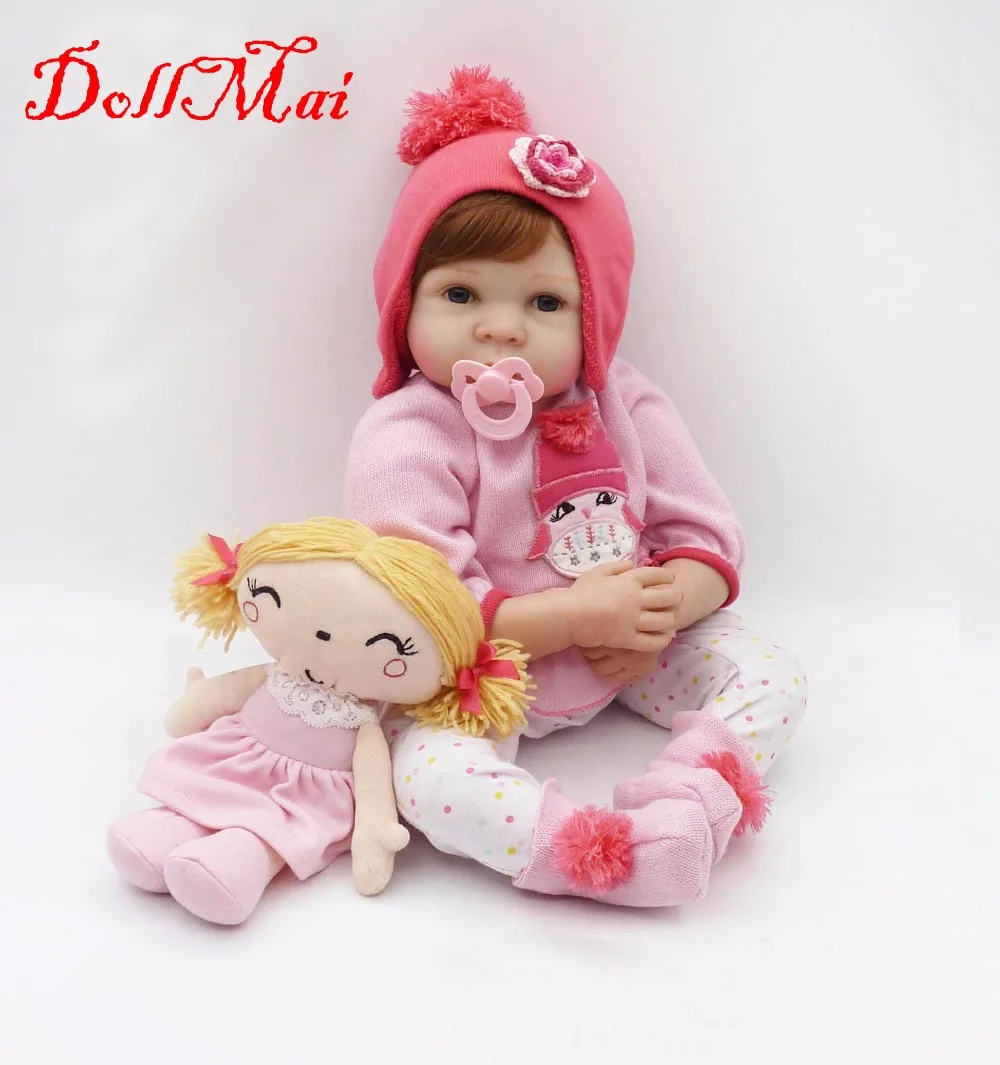 22" New arrival Handmade Silicone vinyl adorable Lifelike toddler Baby Bonecas girl kid bebe doll reborn menina de silicone
22" New arrival Handmade Silicone vinyl adorable Lifelike toddler Baby Bonecas girl kid bebe doll reborn menina de silicone