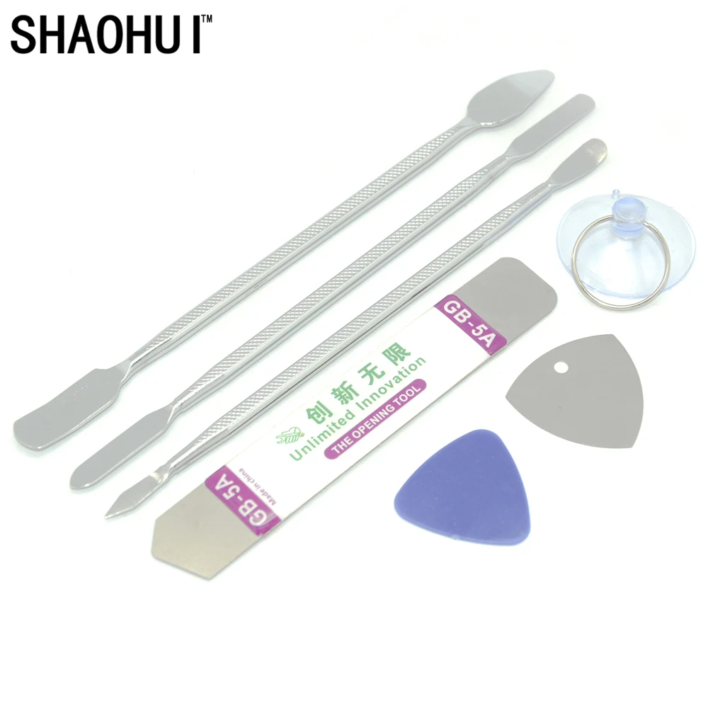 Hot Sale Universal 7Pcs Set Metal Spudger Mobile Phone Repairing Opening Tool for iPhone Laptop Tablet Smartphone free shipping
Hot Sale Universal 7Pcs Set Metal Spudger Mobile Phone Repairing Opening Tool for iPhone Laptop Tablet Smartphone free shipping