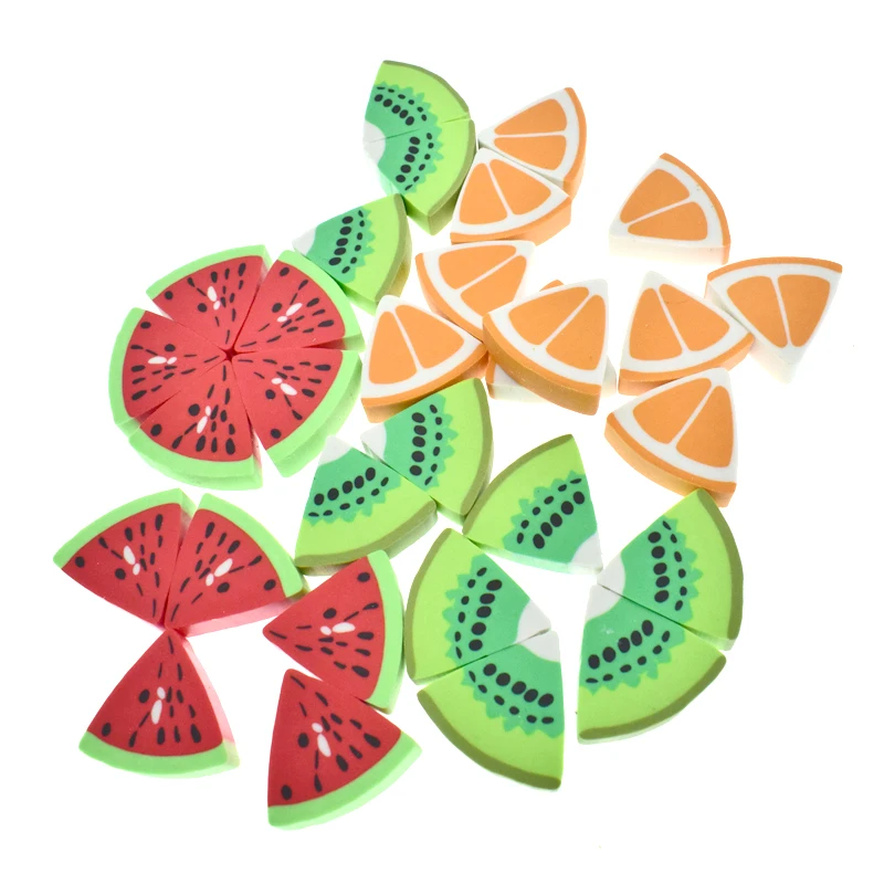10 Pcs/Pack Fruit Slice Erasers Cute Rubber Pencil Erasers Cartoon Colorful Children Gift School Stationery Office Supplies
10 Pcs/Pack Fruit Slice Erasers Cute Rubber Pencil Erasers Cartoon Colorful Children Gift School Stationery Office Supplies