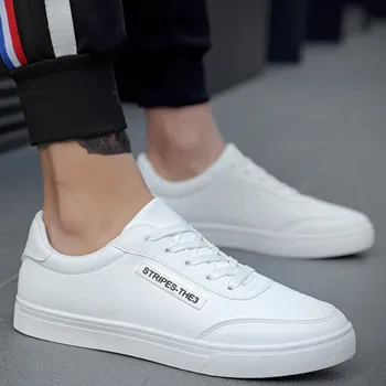 New Spring Autumn Hot Men Sneakers Fashion PU casual shoes for Men Lace up Flat Shoes Outdoor Male Vulcanized shoes D6-26
New Spring Autumn Hot Men Sneakers Fashion PU casual shoes for Men Lace up Flat Shoes Outdoor Male Vulcanized shoes D6-26